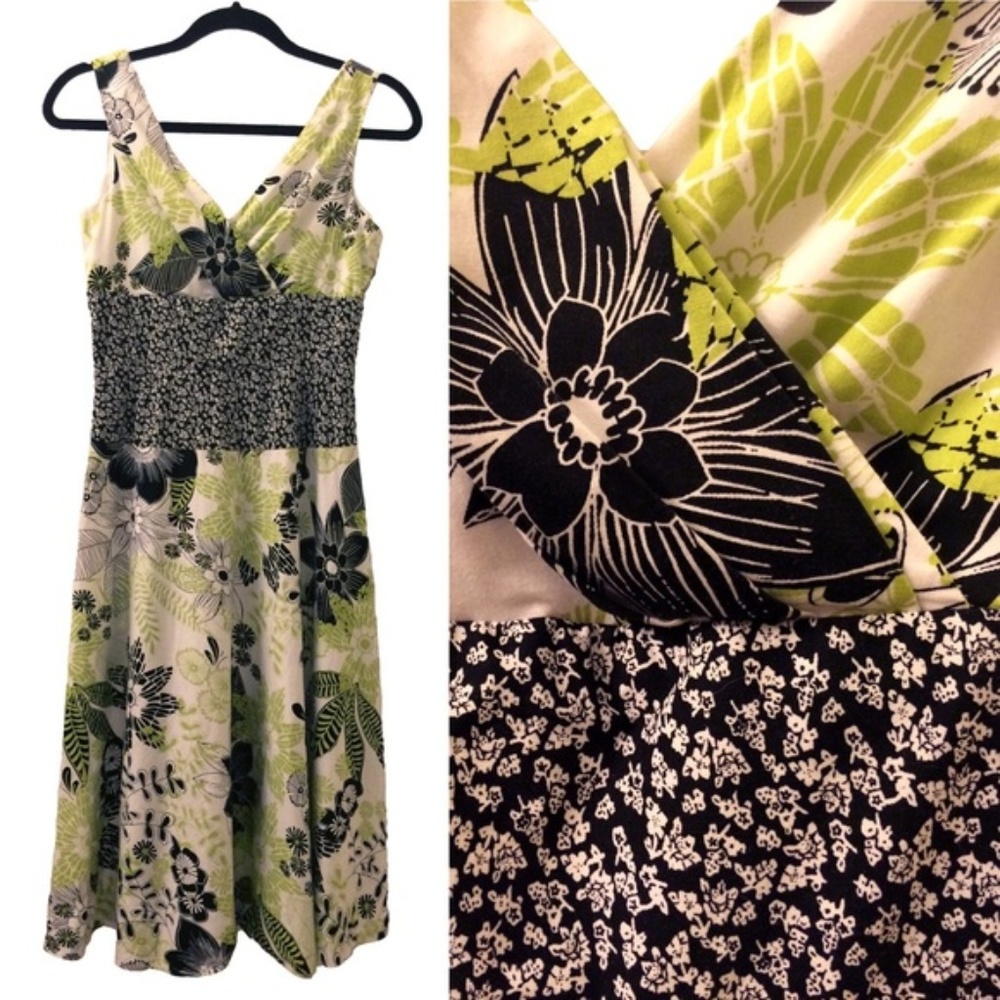 Karin Stevens Fit & Flare flower print dress